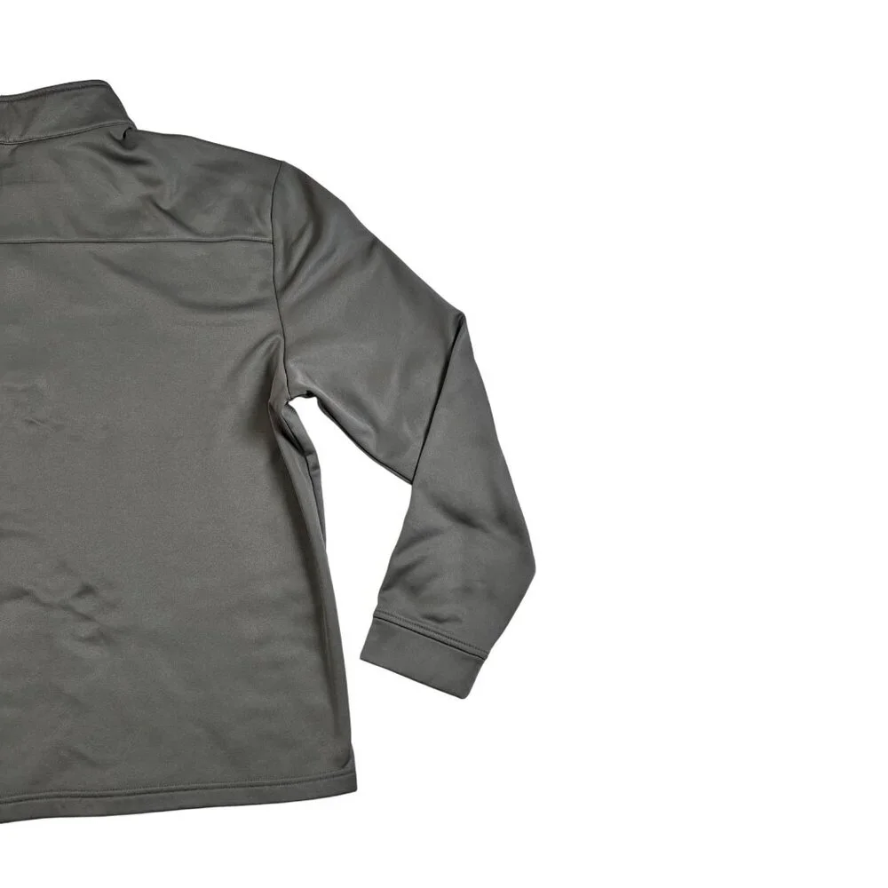 Callaway Golf Shirt Men's Long Sleeve 1/4 Zip Mock Neck Pullover Gray XL - Picture 10 of 11